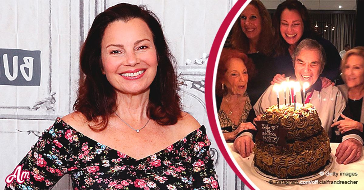 Fran Drescher Celebrates Her Father’s 90th Birthday in a Photo with an