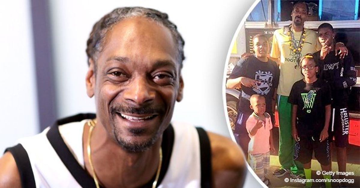 Snoop Dogg Hugs His Handsome Nephews in a Throwback Photo