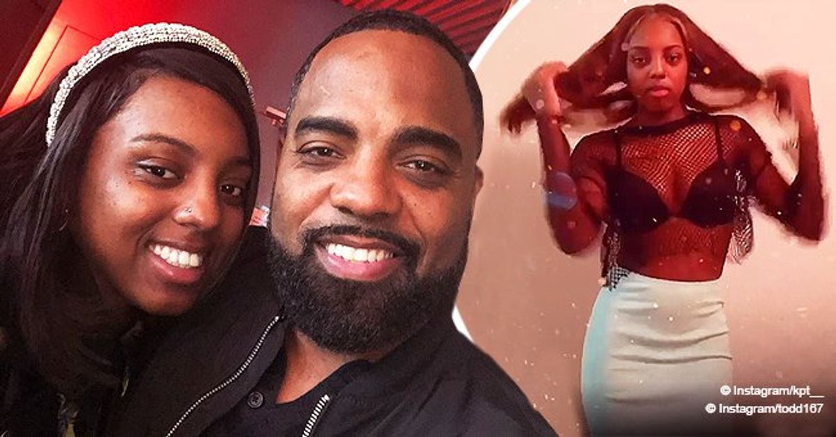 Kandi Burruss' Step-Daughter Kaela Dances in Revealing Fishnet Top ...