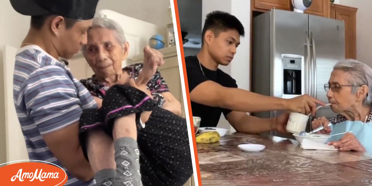 Grandson Devotes All His Time Caring For Grandma, 96, So Family Won’t ...