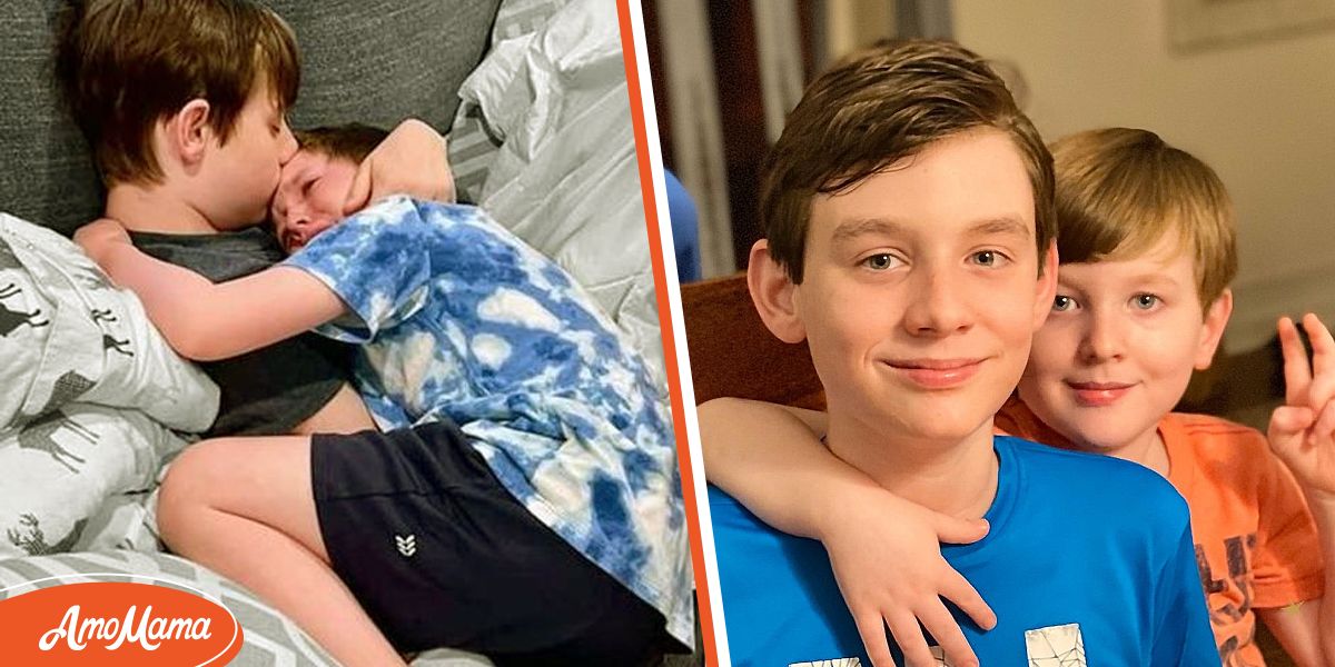 Brave Boy Comforts His Little Brother After Telling Him He Is Dying