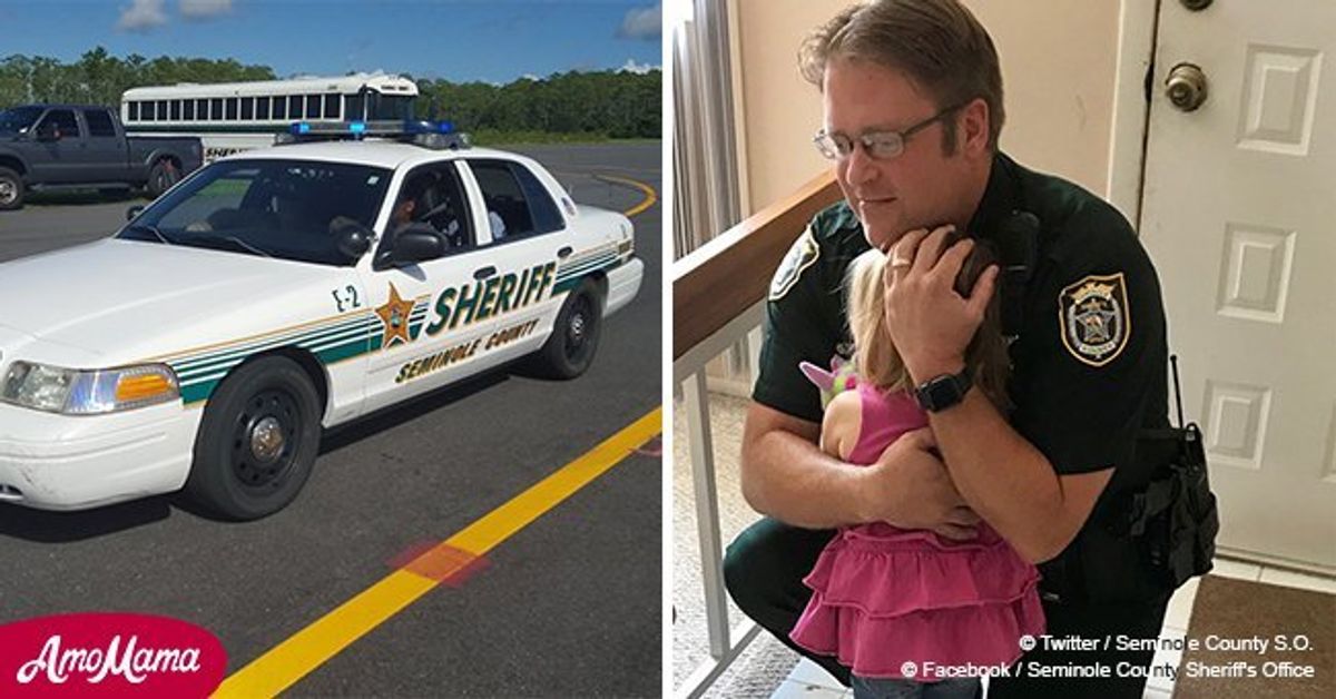 Police officer reunites with 3-year-old he saved after mother left ...