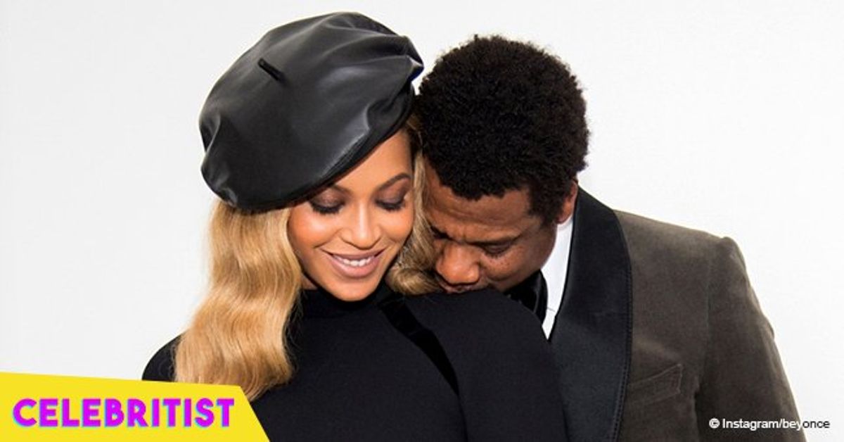 Beyoncé stuns in plunging orange dress in recent pictures with husband ...