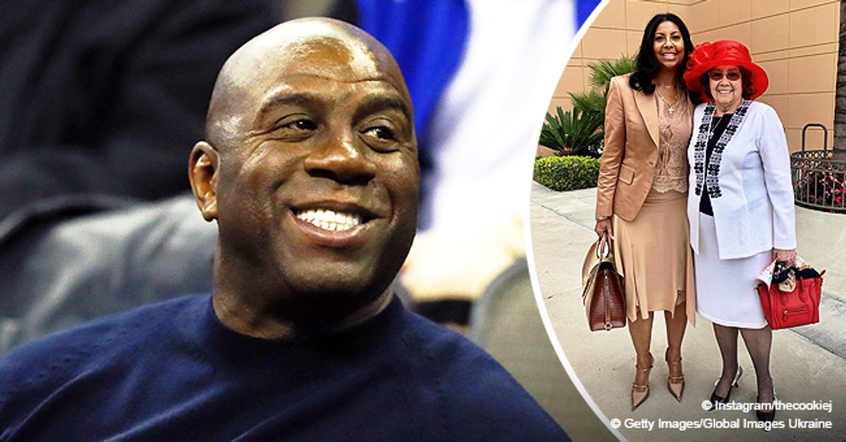 Magic Johnson's Wife Cookie Shares a Rare Pic of Her Mom in a Red Hat