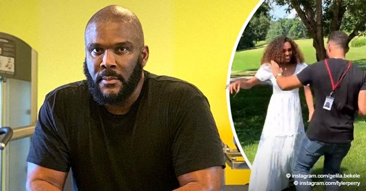 Tyler Perry's Ex-lover Stuns in a White Dress As She Playfully Chases ...