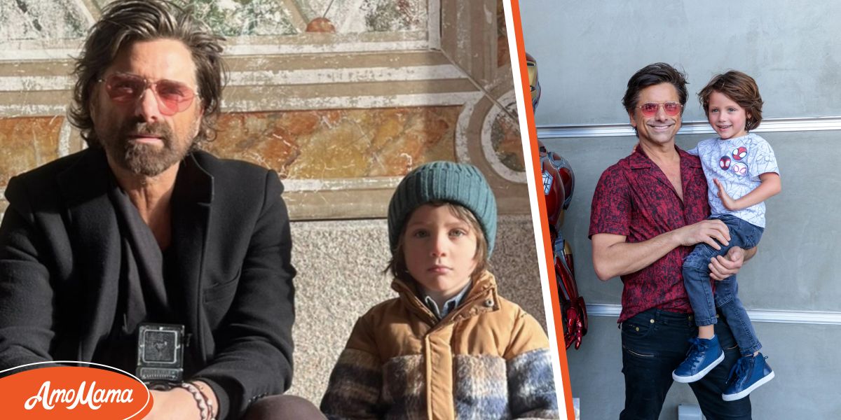 John Stamos’ Son Billy Adorably Dons Printed Outfit as He Joins Dad in(01)