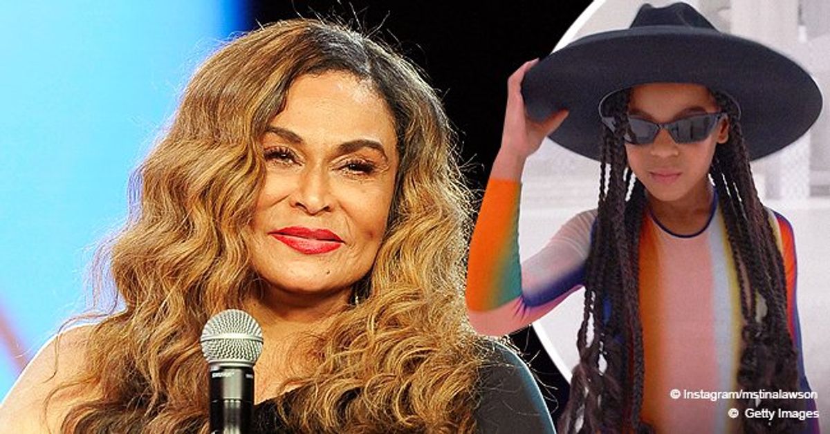 Blue Knowles Tina Knowles Proudly Shares a Picture of Her Eldest Granddaughter Blue ...