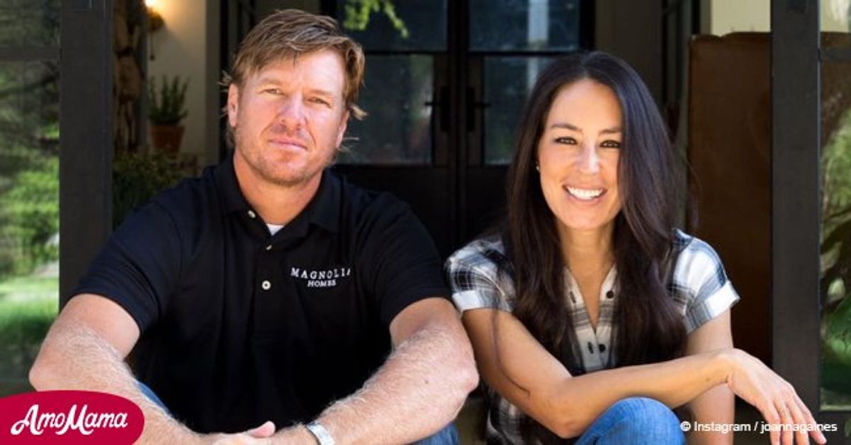 Pregnant Joanna Gaines shared black and white portrait of the couple on