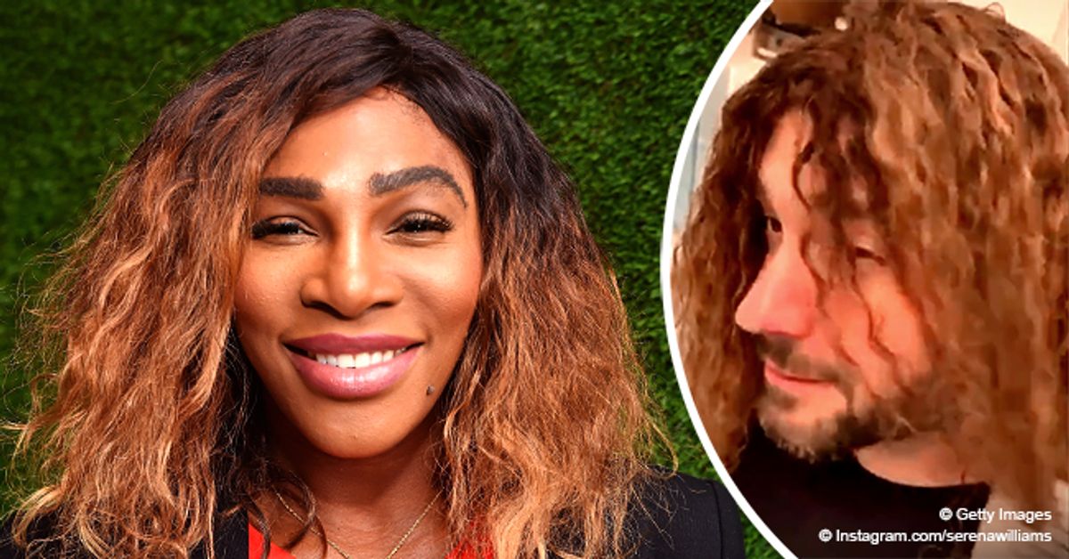 Tennis Legend Serena Williams Uses Husband Alexis Ohanian As A Mannequin While She Cleans Her 