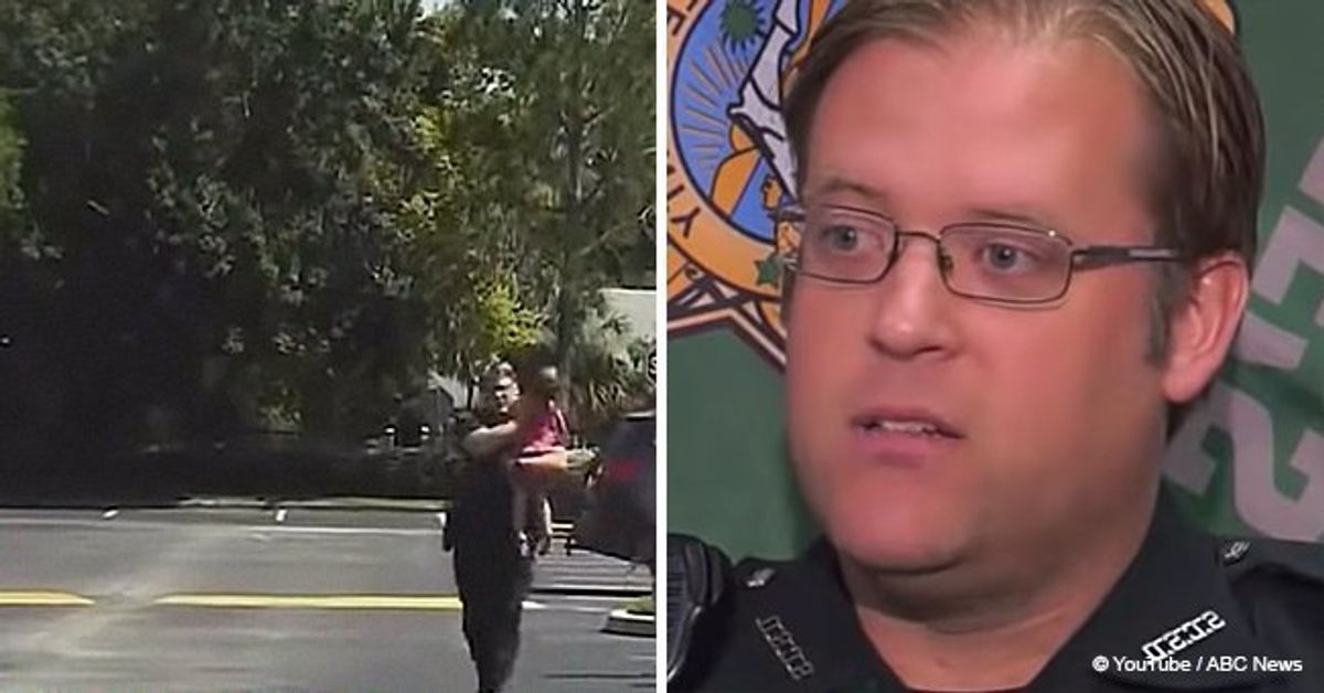 Police Rescues Teenager Dramatic moment police officer rescues 3-year-old girl from hot car