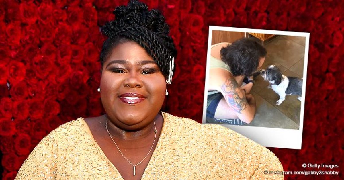 Take A Look At The Adorable Surprise Visitor That Gabourey Sidibe