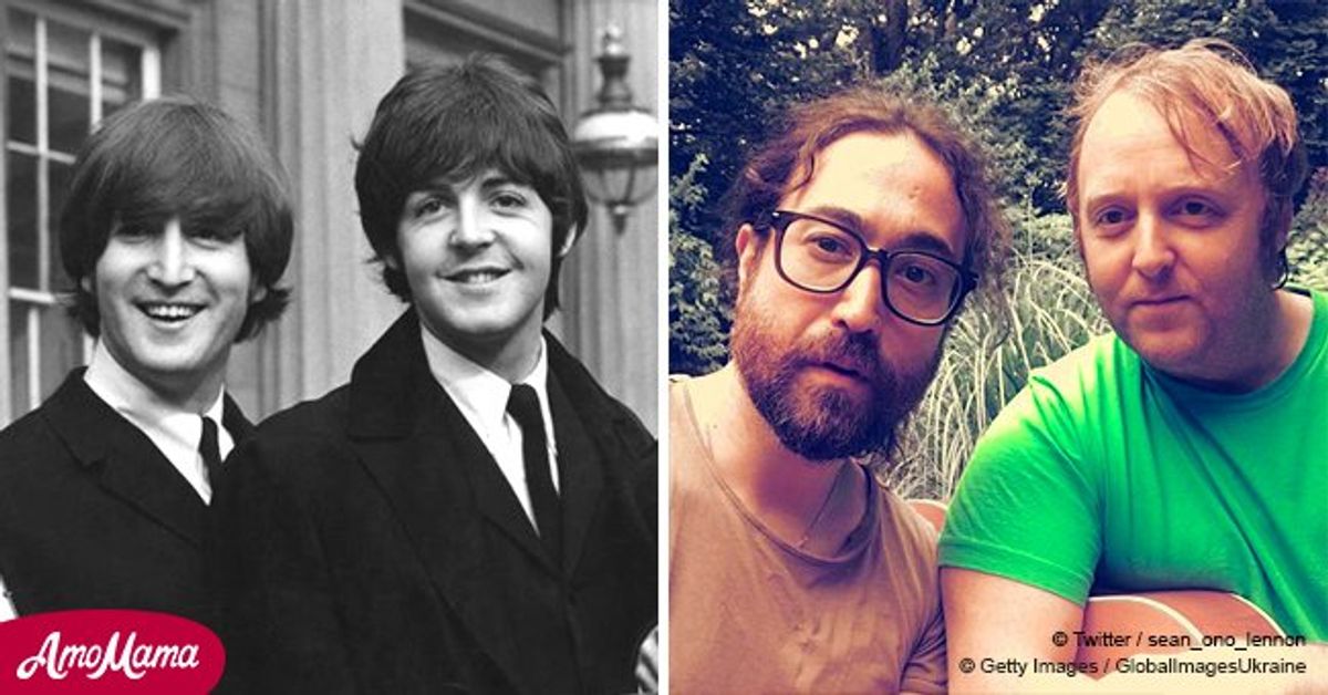 Paul McCartney and John Lennon's sons just made this epic selfie that