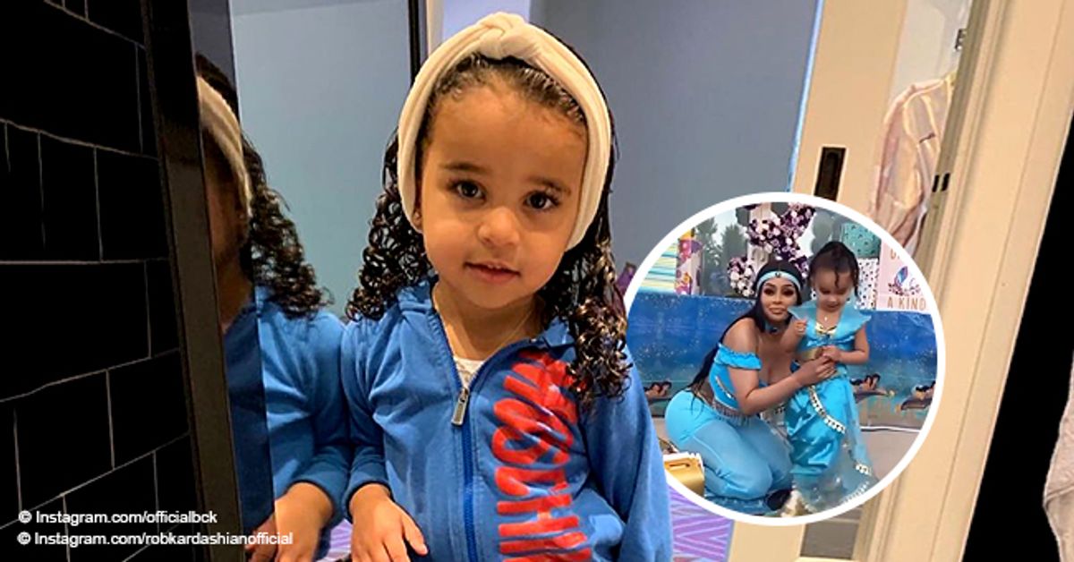 Dream Kardashian and Mom Blac Chyna Dress up in Princess Jasmine