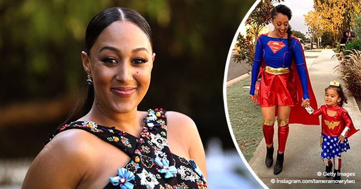 Tamera Mowry & Daughter Ariah Made a Great Duo Dressed as Superheros in