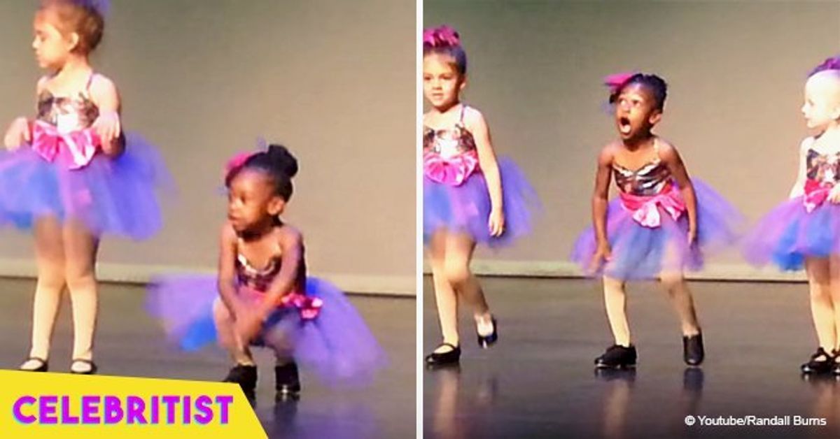 Little girl steals the show dancing like no one is watching in adorable