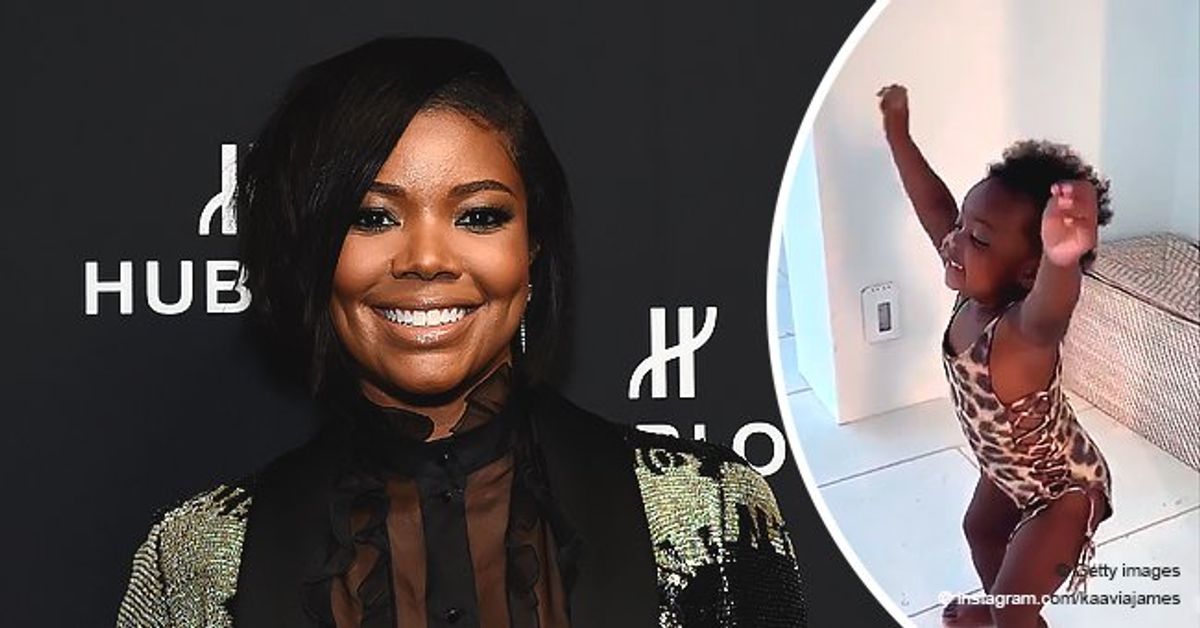 Gabrielle Union Dances with Her Daughter Kaavia Who Was Dressed in a