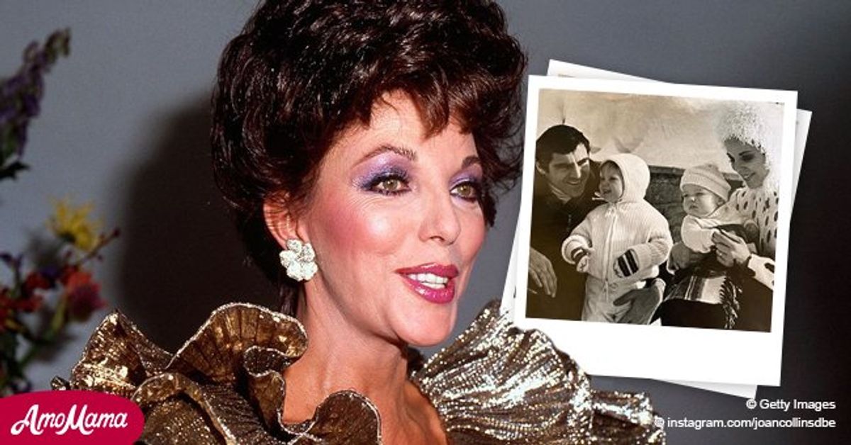 Joan Collins Shares Touching Throwback Photo with Exhusband and Their